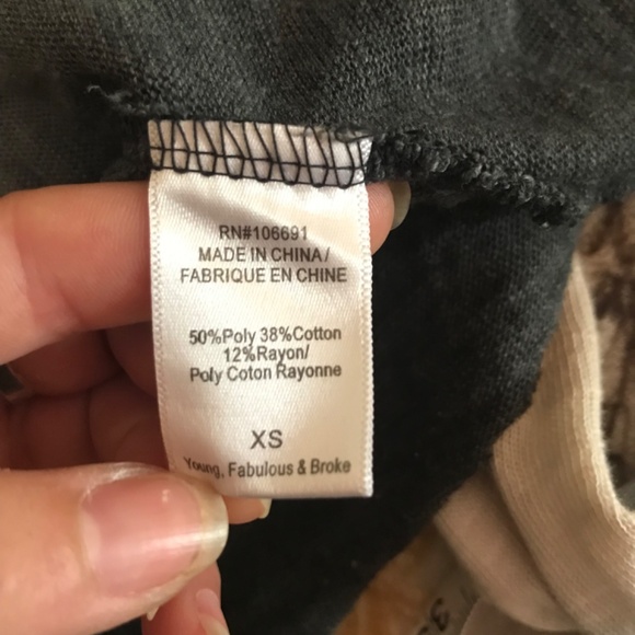 Young, broke & fabulous bleeding colors long sleeved shirt - Picture 9 of 9